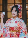 Áo Yukata Nhà Hàng Trà Đạo Nhật Tặng Kèm Thắt Lưng
