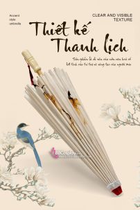 Du Múa Cổ Phong Nền Xanh Dương Hoá Mơ Trắng