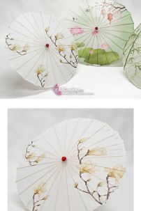 Du Múa Cổ Phong Nền Xanh Dương Hoá Mơ Trắng