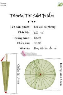 Dù Vải Hồng Phấn Hoa Và Én