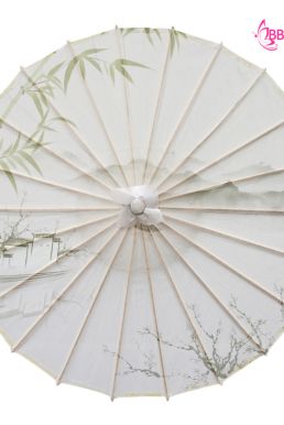 Dù Trắng Nhánh Tre Size 82Cm