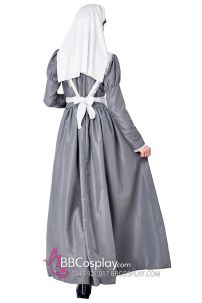 Váy Nữ Y Tá Màu Xám Halloween