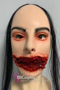 Mặt Nạ Quái Vật Ăn Thịt Người Hóa Trang Halloween Hình Quỷ Kinh Dị