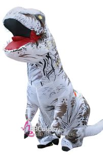 Mascot Khủng Long Zombie Halloween