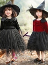 Đầm Hoá Trang Halloween Nhân Vật Phù Thuỷ Cho Bé Gái