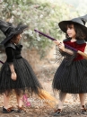 Đầm Hoá Trang Halloween Nhân Vật Phù Thuỷ Cho Bé Gái