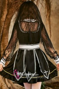 Váy Hoá Trang Choir Nun Halloween Gothic Trung Đại