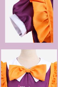 Trang Phục Maid Cam Phối Tím - Maid Bí Ngô