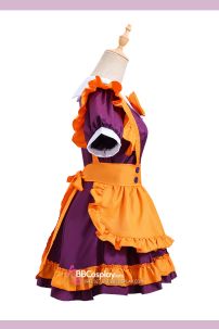 Trang Phục Maid Cam Phối Tím - Maid Bí Ngô