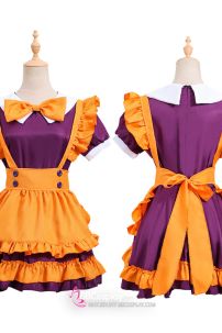 Trang Phục Maid Cam Phối Tím - Maid Bí Ngô