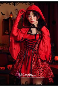 Phù Thuỷ Choàng Khăn Đỏ Cho Lễ Halloween