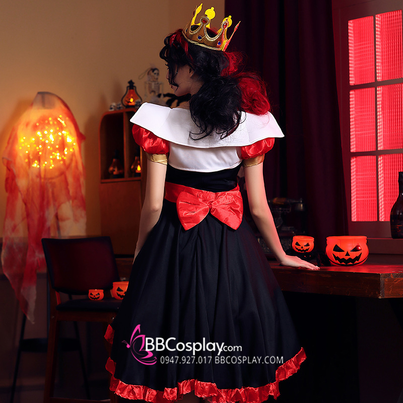 Váy Nữ Hoàng Red Queen Halloween
