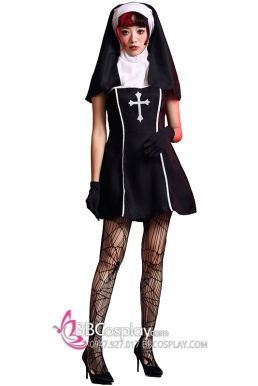 Váy Hoá Trang The Nun Sexy Halloween Gothic