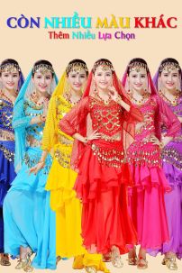 Đồ Cô Dâu Ấn Độ Đỏ Tay Dài Kim Tuyến