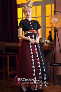 Đầm Hoá Trang Nữ Hoàng Đỏ Bigsize Cho Nam - Red Queen