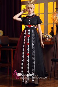 Đầm Hoá Trang Nữ Hoàng Đỏ Bigsize Cho Nam - Red Queen