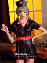 Váy Hoá Trang Nhân Vật Y Tá Halloween Đen Viền Đỏ