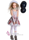 Đầm Cô Dâu Halloween Dáng Ngắn Cho Bé