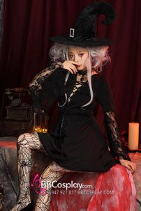 Đầm Gothic Hoá Trang Phù Thuỷ Trung Cổ Châu Âu