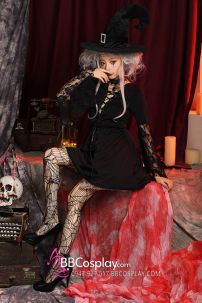 Đầm Gothic Hoá Trang Phù Thuỷ Trung Cổ Châu Âu