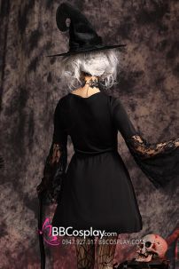 Đầm Gothic Hoá Trang Phù Thuỷ Trung Cổ Châu Âu