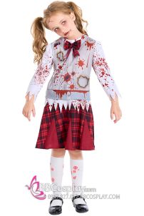 Trang Phục Hoá Trang Ma Nữ Sinh Cho Bé Gái Lễ Hội Halloween