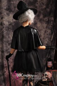 Đầm Hoá Trang Phù Thuỷ Có Kèm Choàng Vai