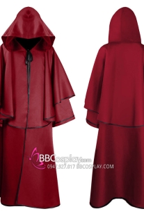 Áo Pháp Sư Phù Thủy Đỏ Có Nón