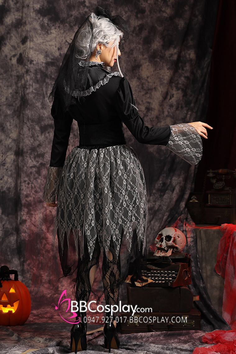 Váy Ma Nữ Địa Ngục Hoá Trang Lễ Hội Halloween