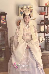 Hanbok Cưới Gấm Cao Cấp Có Khoác Lễ Tết