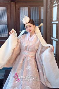 Hanbok Cưới Gấm Cao Cấp Có Khoác Lễ Tết