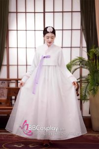 Hanbok Cưới Gấm Cao Cấp Có Khoác Lễ Tết