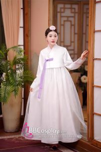 Hanbok Cưới Gấm Cao Cấp Có Khoác Lễ Tết