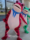 Mascot Ếch Bơm Hơi Bản Cao Cấp Tím Lịm Tìm Sim Mộng Mơ Đà Lạt