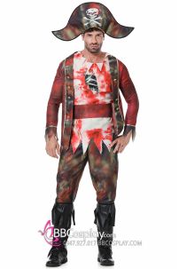 Quần Áo Halloween Nhân Vật Thuyền Trưởng Ma