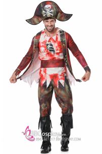 Hóa Trang Quần Áo Halloween Nhân Vật Thuyền Trưởng Ma Quần Áo Halloween Nhân Vật Thuyền Trưởng Ma