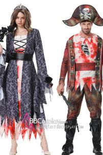 Quần Áo Halloween Nhân Vật Thuyền Trưởng Ma