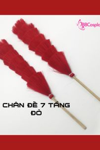Chân Lông Chim Trĩ 7 Tầng - ĐỎ