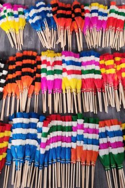 Chân Lông Chim Trĩ 7 Tầng - ĐỎ