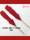 Chân Lông Chim Trĩ 7 Tầng - ĐỎ