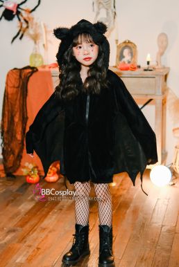 Đồ Hoá Trang Con Dơi Halloween Bé Gái