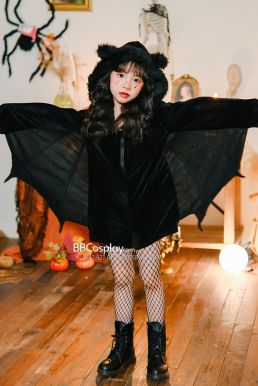 Đồ Hoá Trang Con Dơi Halloween Bé Gái