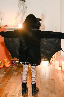 Đồ Hoá Trang Con Dơi Halloween Bé Gái