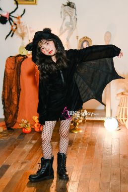 Đồ Hoá Trang Con Dơi Halloween Bé Gái