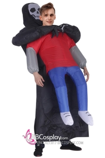 Mascot Thần Chết Halloween Bơm Hơi