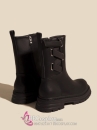 Giày Boot Da Đen Nữ Size 235 / 37