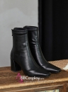 Giày Bốt Mũi Nhọn Đế Cao 7 Phân Size 39