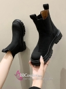 Giày Bốt Đen Mờ Trơn Size 40 Unisex