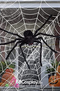 Mạng Nhện Lớn Trang Trí Halloween - Loại Sợi Lớn