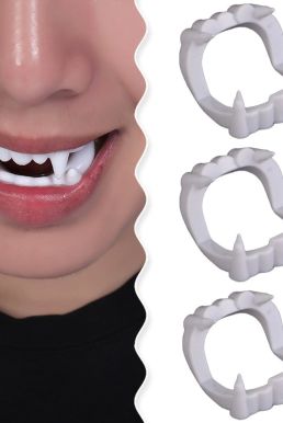 Siêu Rẻ - Răng Nanh Ma Cà Rồng Màu Trắng